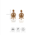 925 Silver Perumal Lakshmi Vanki Jhumkas