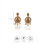925 Silver Perumal Lakshmi Vanki Jhumkas