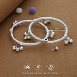 Balika Bells 925 Silver Traditional Kid Anklet(2-2.5Yrs)