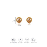 Kanakavali Traditional 925 Gold Polish Silver Kid Earring