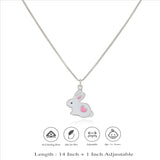 925 Silver Cute Rabbit Baby Pendant
