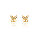 925 Silver Butterfly Spark Kids Studs