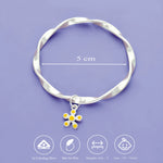 Sunshine Bloom 925 Silver Kid Bangle