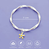 Sunshine Bloom 925 Silver Kid Bangle