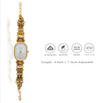Antique Gold Plated 925 Silver Oval Watch