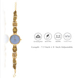 Pure 925 Silver Antique Temple Jewelry Watch
