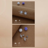 Kanaka Pushpa 925 Silver Women Stud Earring