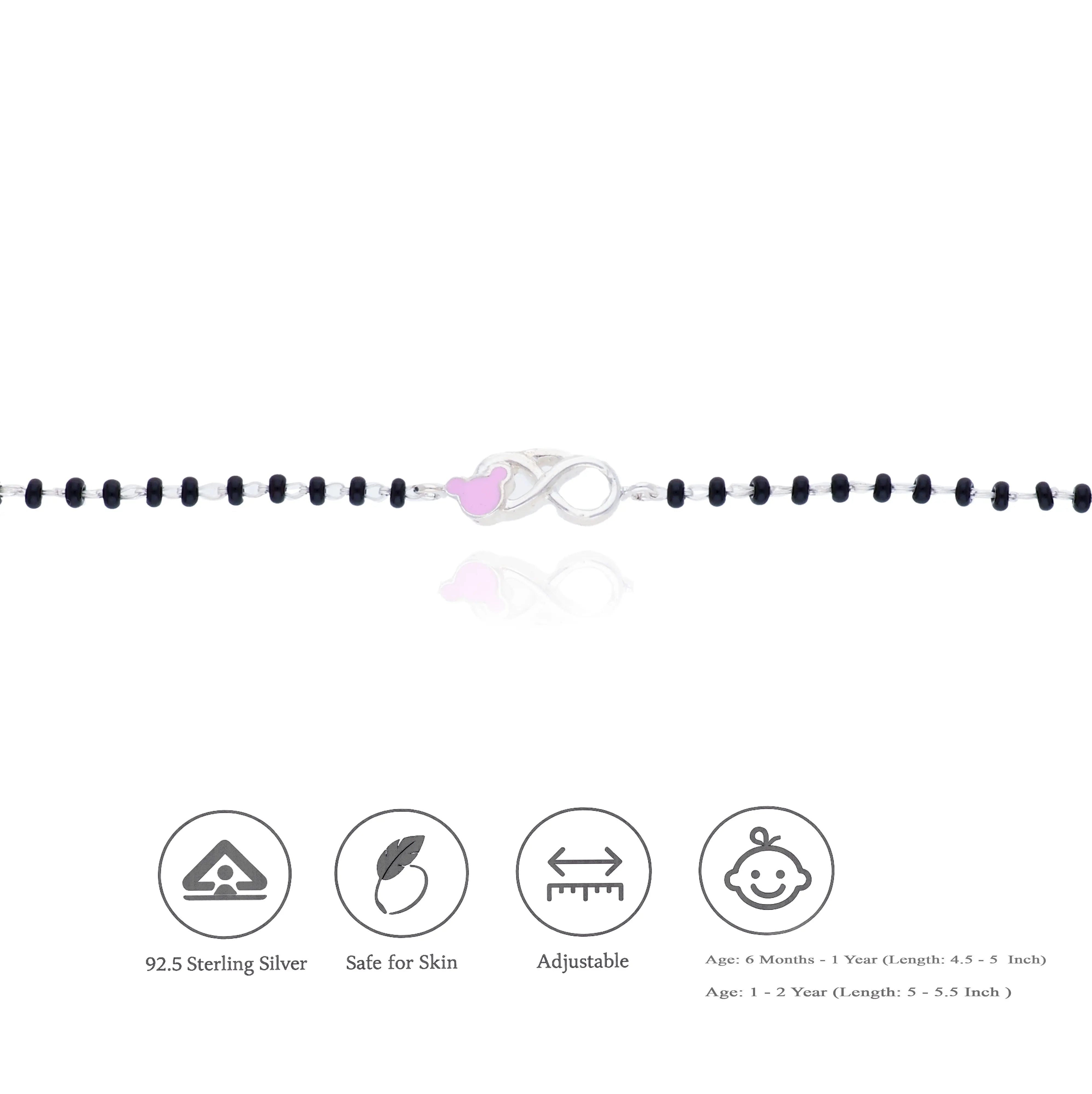 Infinity Design Silver Nazariya for Babies
