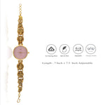 925 Silver Gold-Plated Temple Jewelry Watch