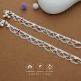 Jingle Pop Traditional 925 Silver Kid Anklet(3-4 Yrs)