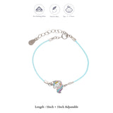 Sparkle Unicorn 925 Thread Silver Bracelet(1-5Yrs)