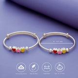 Triple Heart 999 Sterling Silver Kid Bangles