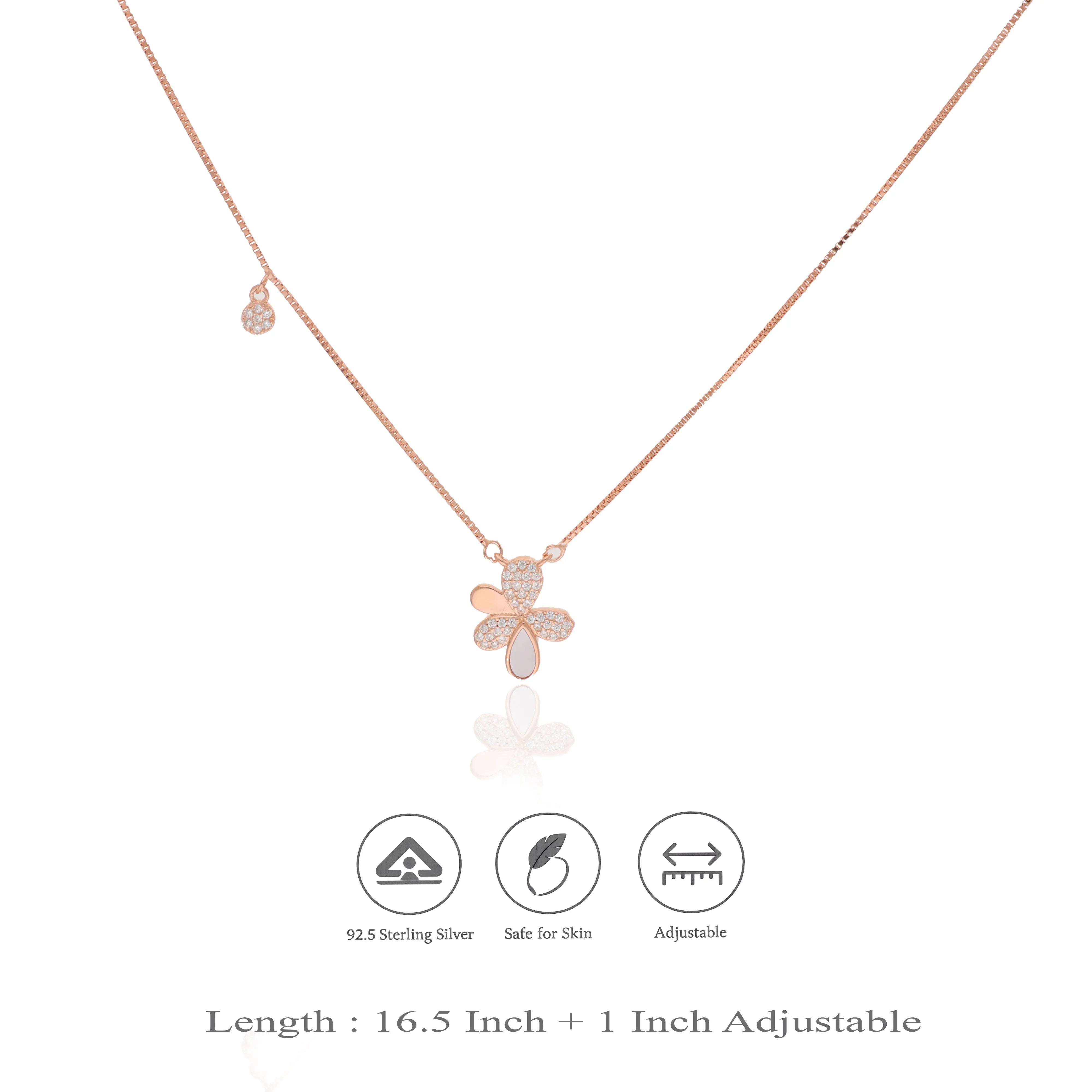 Party Bloom 925 Silver Necklace