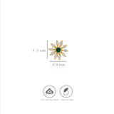 925 Silver Dazzling Flower Nosepin