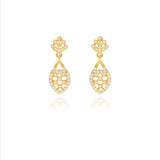 Petal Drops 925 Silver Earrings