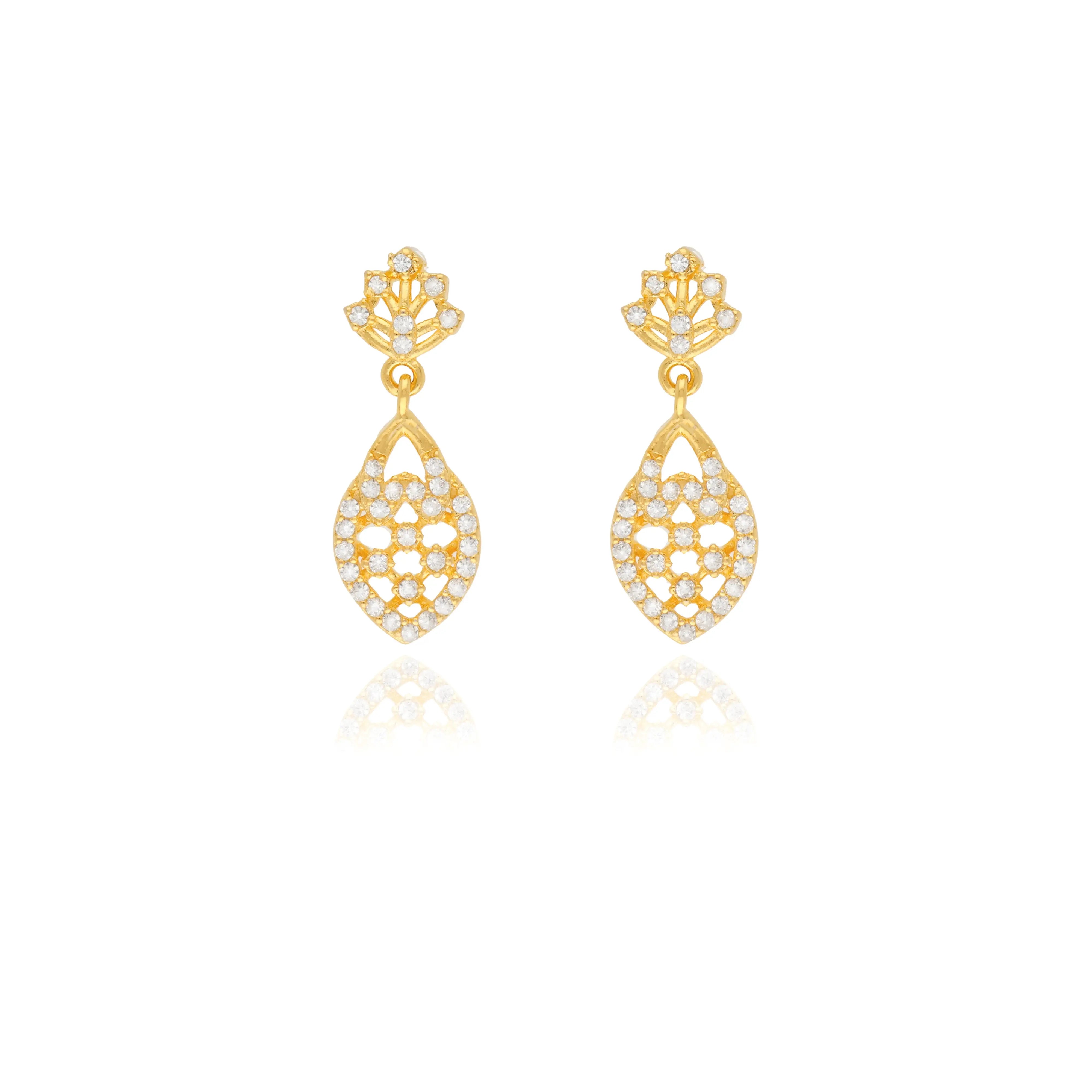 Petal Drops 925 Silver Earrings