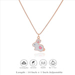 925 Silver Cute Rabbit Baby Pendant