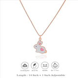 925 Silver Cute Rabbit Baby Pendant