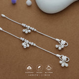 Dewdrop Traditional 925 Silver Kid Anklet(0-6 Months)