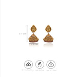 925 Silver Floral Temple Jewelry for Festive Wear