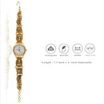 Mayra Lakshmi Antique Matte Silver Watch