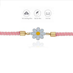Daisy Bloom 925 Sterling Silver Kids Rakhi