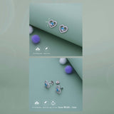 Bluebird Love 925 Silver Stud for Kids & Teen(10+ Yrs)