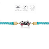 Racer Bike 925 Silver Kids Rakhi