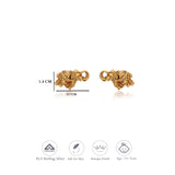 Airavata Traditional 925 Gold Polish Silver Kid Earring