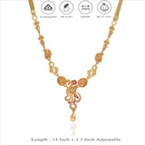 Mayura Varnika 925 Sterling Silver Traditional Necklace