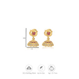 Ethnic Gleam 925 Silver Traditional Kid Earring