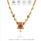 Vaibhavi 925 Sterling Silver Traditional Necklace