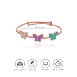 925 Silver Butterfly Kids Bangles