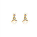 925 Silver Eiffel Elegance Stud Kid Earrings