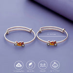 Tiny Racer Motorbike 925 Silver Kids Bangles (0-5 Yrs)