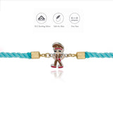 Little Cop 925 Silver Kids Rakhi