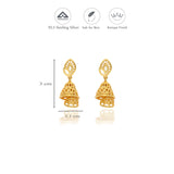 Leaf Cascade 925 Silver Jhumka