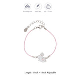 Lovely Rabbit 925 Thread Silver Bracelet(1-5Yrs)