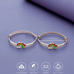 925 Silver Rainbow Skies CZ Kids Bangles (0-5 Yrs)