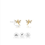 GlanceFly 925 Silver Kid Stud Earring