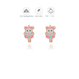 Bunny Titan 925 Silver Lock Type Kid Earring (3+ Yrs)