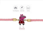 Peppa Pig 925 Silver Kids Rakhi