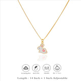 925 Silver Cute Rabbit Baby Pendant