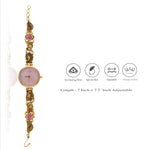 Blush Elegance 925 Silver Temple Watch