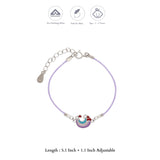 Dreamy Rainbow 925 Thread Silver Bracelet(1-5Yrs)