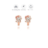 Cuddly Kitty 925 Silver Kid Earring (3+ Yrs)