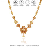 Devi Mayuri 925 Sterling Silver Traditional Necklace