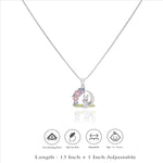 925 Silver Moon Rabbit Kids Pendant