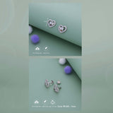 Honey Heart 925 Silver Stud for Kids & Teen(10+ Yrs)