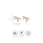 Infinity Grace 925 Silver Stud Earrings